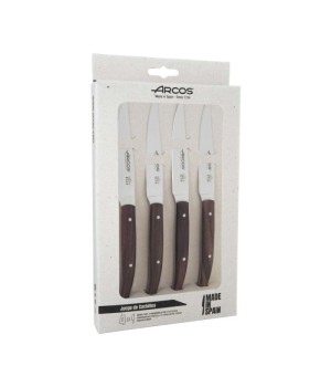 JUEGO 4 PZAS. CUCHILLOS CHULETEROS THE ORIGIN MADERA DE...