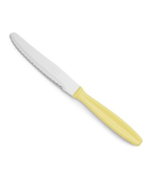 CUCHILLO POSTRE COLOR AMARILLO POLIPROPILENO 105 MM