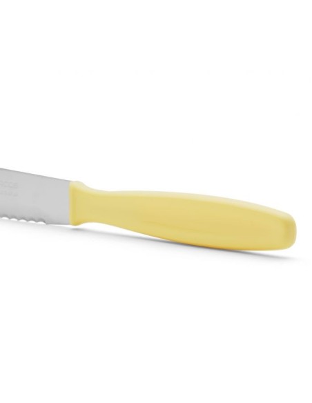 CUCHILLO POSTRE COLOR AMARILLO POLIPROPILENO 105 MM