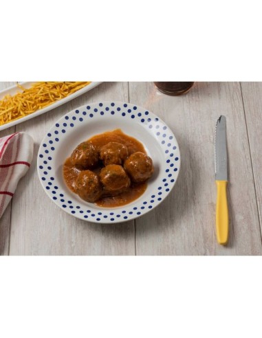 CUCHILLO POSTRE COLOR AMARILLO POLIPROPILENO...