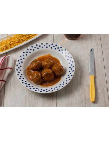 CUCHILLO POSTRE COLOR AMARILLO POLIPROPILENO 105 MM