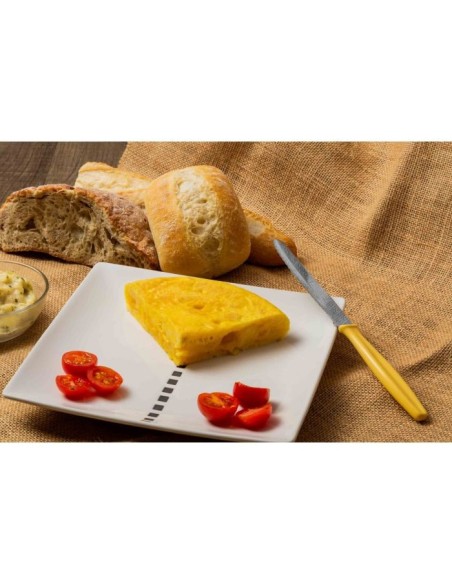 CUCHILLO MESA COLOR AMARILLO POLIPROPILENO 230 MM