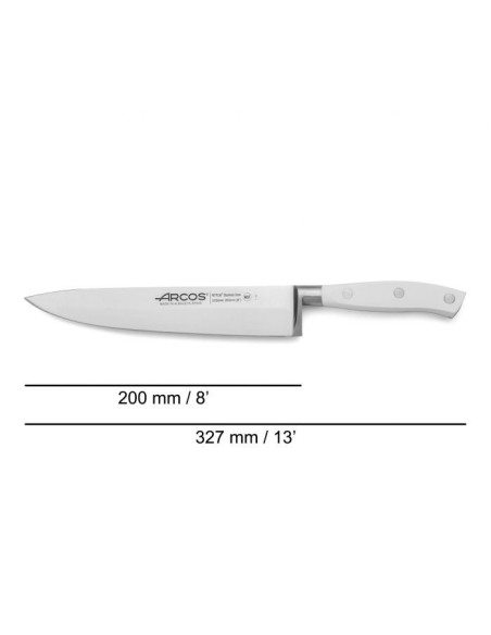 CUCHILLO COCINERO SERIE RIVIERA BLANC 200 MM