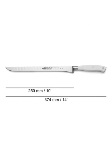CUCHILLO JAMONERO SERIE RIVIERA BLANC 250 MM