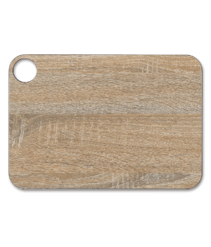 TABLA DE CORTE MARRÓN CON COLGADOR 330 X 230 MM