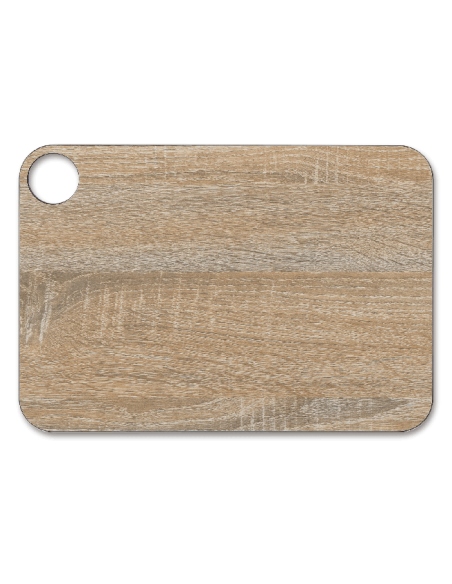 TABLA DE CORTE MARRÓN CON COLGADOR 330 X 230 MM