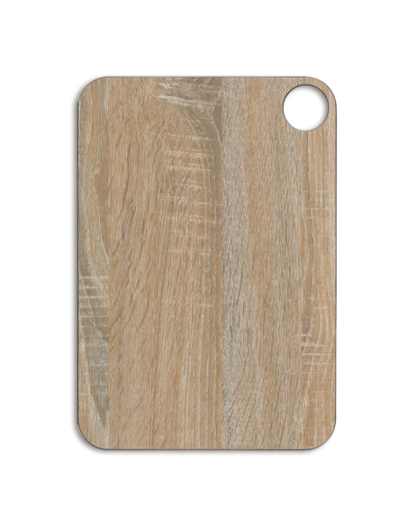 TABLA DE CORTE MARRÓN CON COLGADOR 330 X 230 MM
