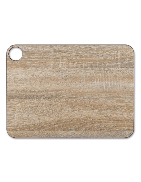 TABLA DE CORTE MARRÓN CON COLGADOR 377 X 277 MM