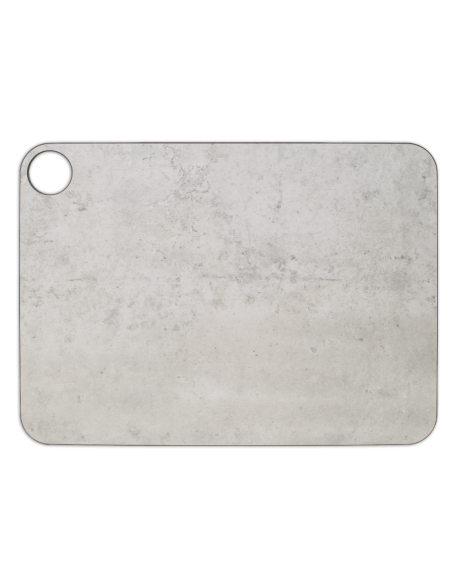 TABLA DE CORTE GRIS CON COLGADOR 377 X 277 MM