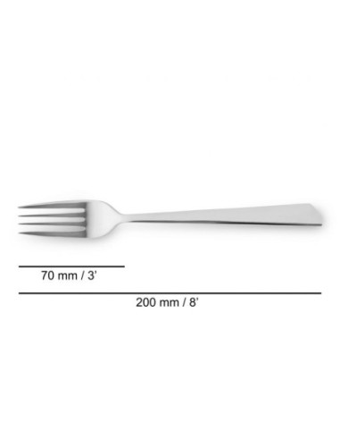 SET 6 UNIDADES - TENEDOR MESA 200 MM SERIE TOSCANA