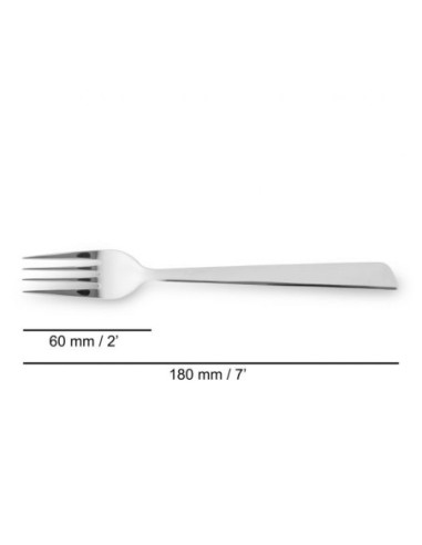 SET 6 UNIDADES - TENEDOR POSTRE 180 MM SERIE...