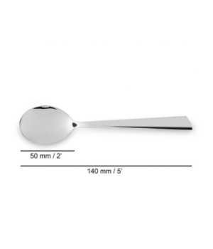 SET 6 UNIDADES - CUCHARA CAFÉ 140 MM SERIE TOSCANA 2