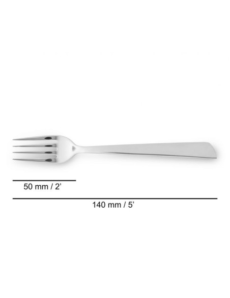 SET 6 UNIDADES - TENEDOR LUNCH 140 MM SERIE TOSCANA