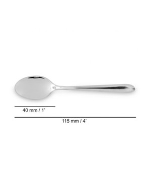 SET 6 UNIDADES - CUCHARA MOKA 115 MM SERIE BERLÍN 2