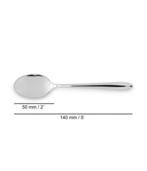 SET 6 UNIDADES - CUCHARA CAFÉ 140 MM SERIE BERLÍN 2