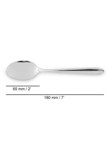 SET 6 UNIDADES - CUCHARA POSTRE 180 MM SERIE...