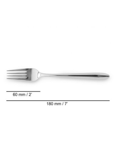 SET 6 UNIDADES - TENEDOR POSTRE 180 MM SERIE...