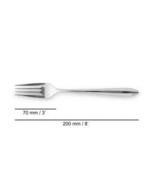 SET 6 UNIDADES - TENEDOR MESA 200 MM SERIE BERLÍN 2