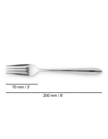 SET 6 UNIDADES - TENEDOR MESA 200 MM SERIE BERLÍN