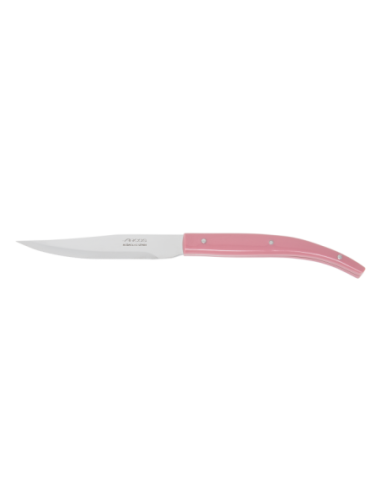 JUEGO 4 PZAS. CUCHILLO CHULETERO ROSA MICROPERLADO