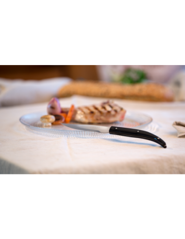 JUEGO 4 PZAS. CUCHILLO CHULETERO NEGRO...