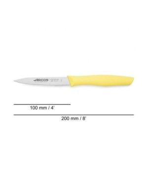 CUCHILLO MONDADOR COLOR LIMÓN SERIE NOVA 100 MM 2