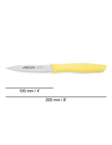 CUCHILLO MONDADOR COLOR LIMÓN SERIE NOVA 100 MM