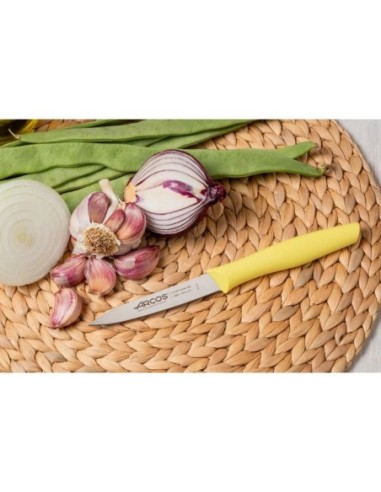 CUCHILLO MONDADOR COLOR LIMÓN SERIE NOVA 100 MM