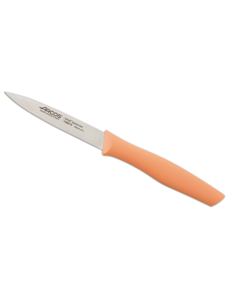 CUCHILLO MONDADOR COLOR CORAL SERIE NOVA 100 MM