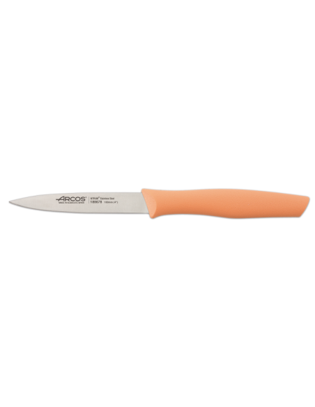 CUCHILLO MONDADOR COLOR CORAL SERIE NOVA 100 MM