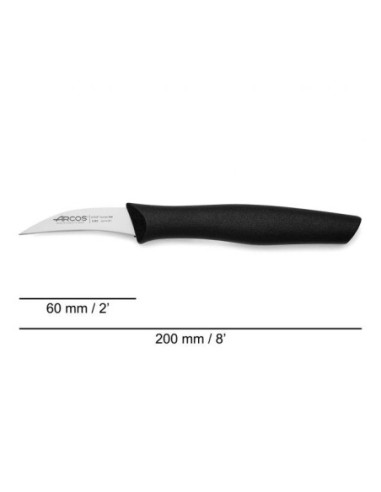 CUCHILLO MONDADOR COLOR NEGRO SERIE NOVA 60 MM
