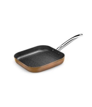 Grill con rayas Copper 28cm