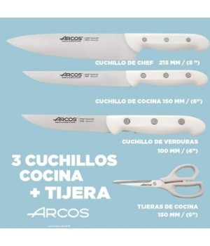 Juego de Cuchillos Blancos
