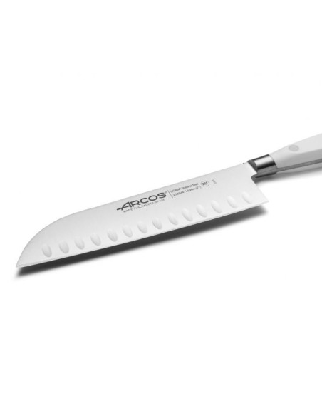 CUCHILLO SANTOKU SERIE RIVIERA BLANC 180 MM