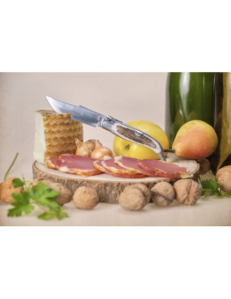 Navaja Clásica Albaceteña con hoja de 7 cm de acero inoxidable. Mango de asta de Ciervo.